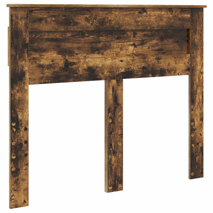 vidaXL Bed Frame with Drawer Smoked Oak 135 x 190 cm Engineered Wood