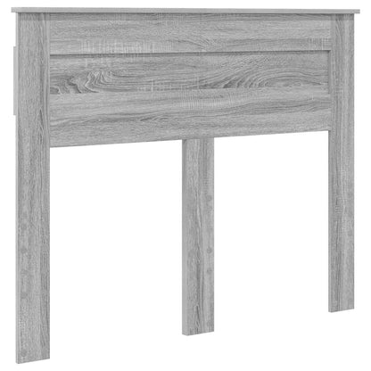 vidaXL Bed Frame with Drawer Grey Sonoma 120 x 190 cm Engineered Wood