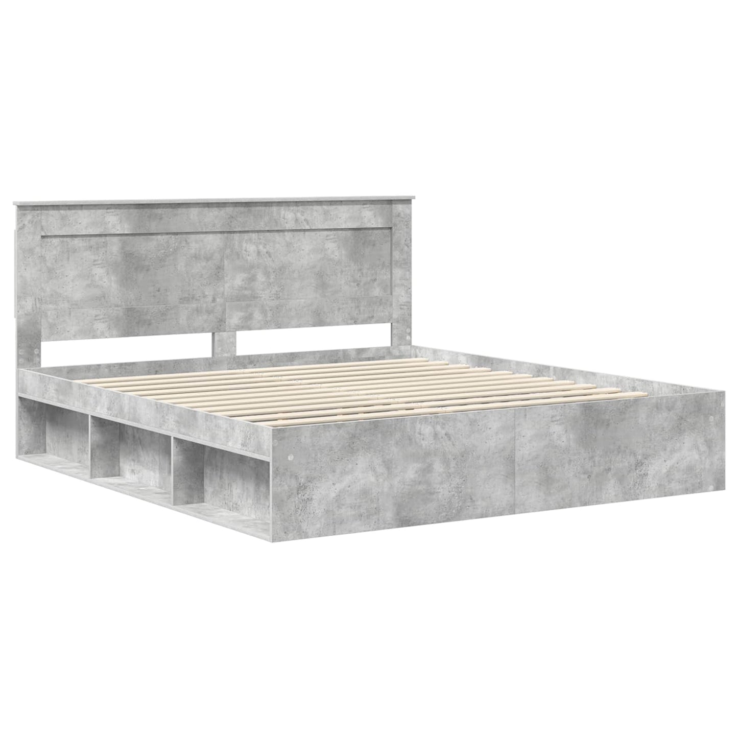 vidaXL Bed Frame with Headboard Concerte 180 x 200 cm Solid Pine Wood