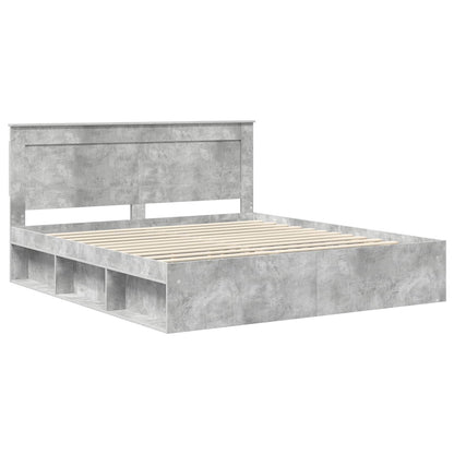 vidaXL Bed Frame with Headboard Concerte 180 x 200 cm Solid Pine Wood