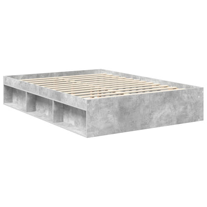vidaXL Bed Frame with Headboard Concerte 140 x 190 cm Solid Pine Wood