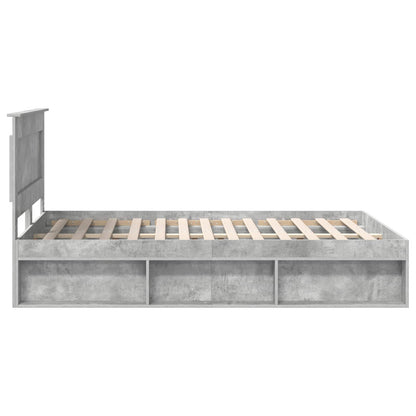 vidaXL Bed Frame with Headboard Concerte 140 x 190 cm Solid Pine Wood