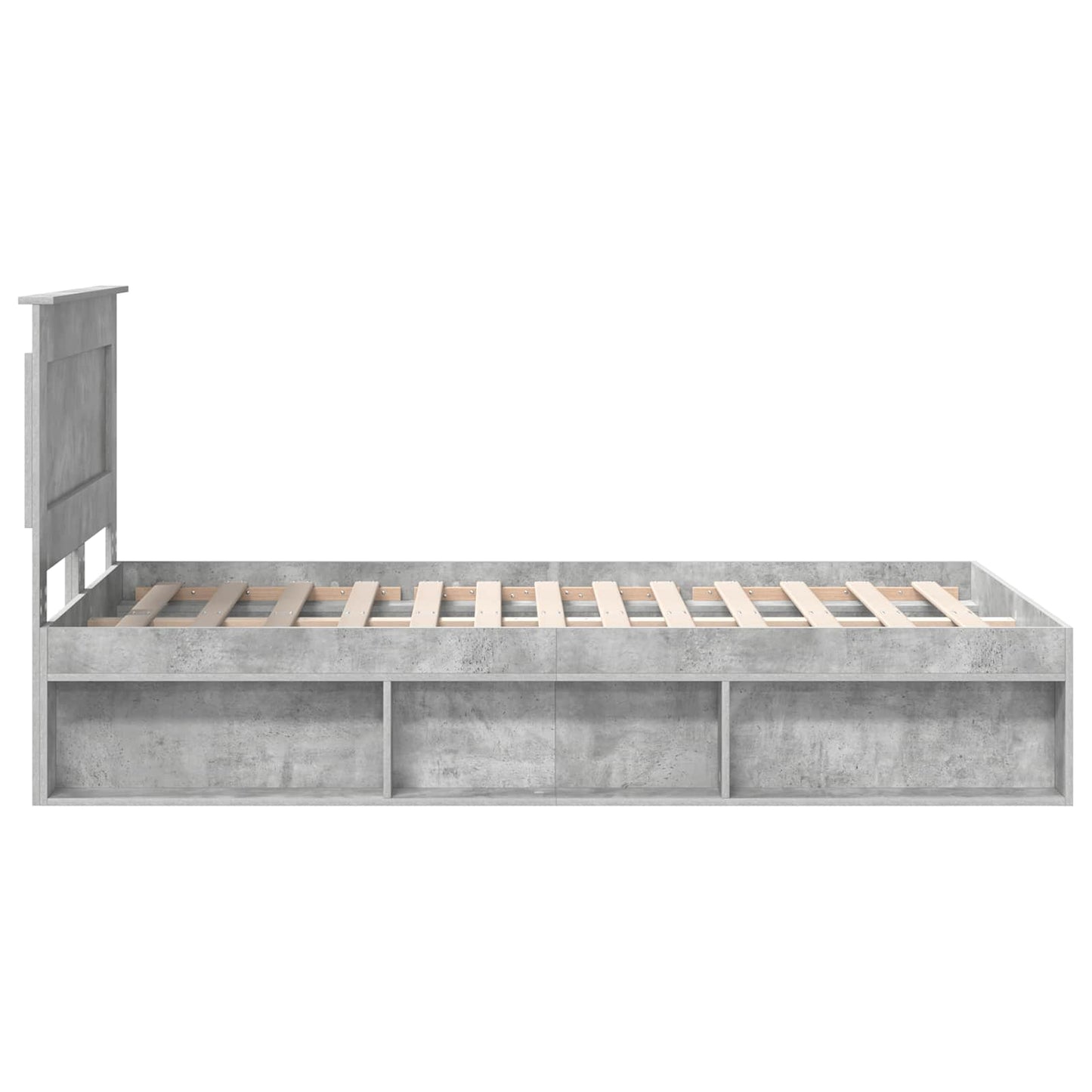 vidaXL Bed Frame with Headboard Concerte 120 x 200 cm Solid Pine Wood