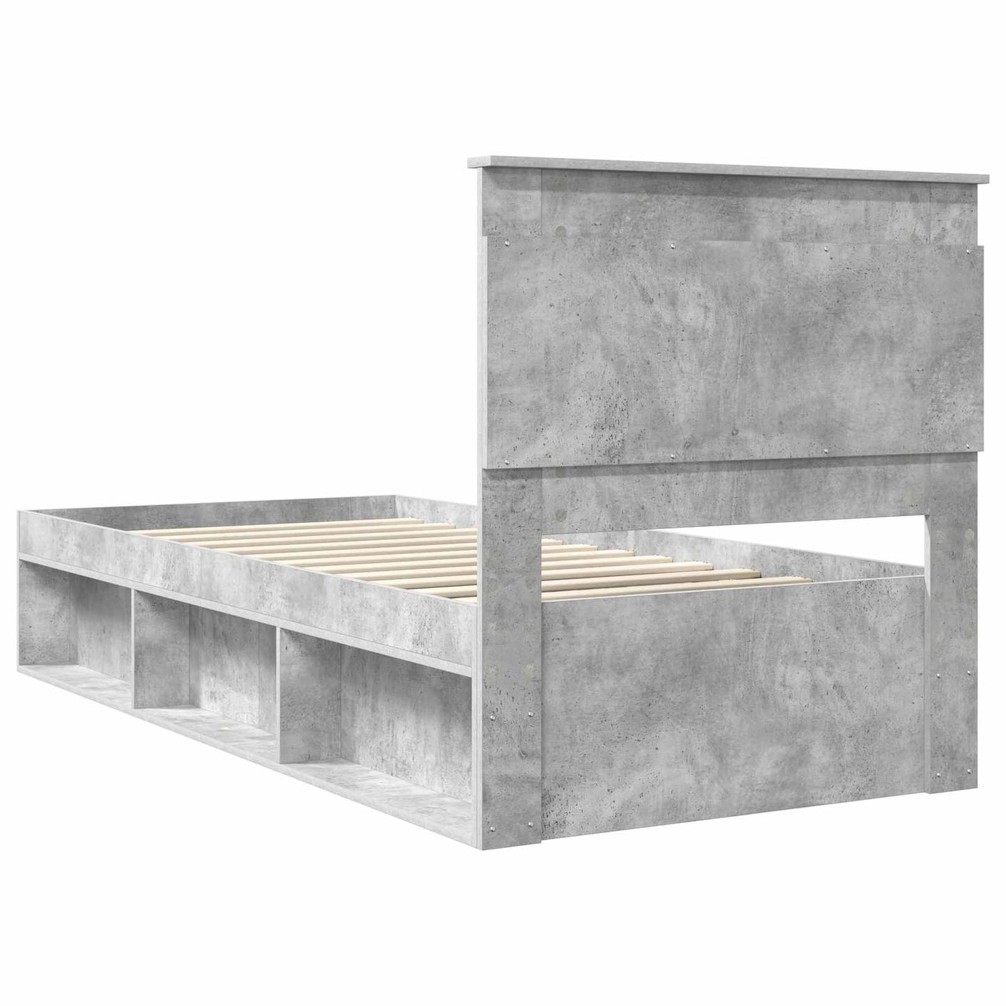 vidaXL Bed Frame with Headboard Concerte 90 x 200 cm Solid Pine Wood