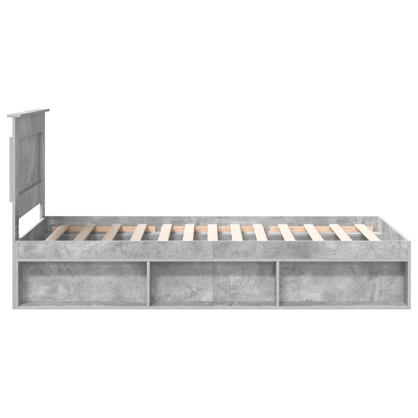 vidaXL Bed Frame with Headboard Concerte 90 x 200 cm Solid Pine Wood