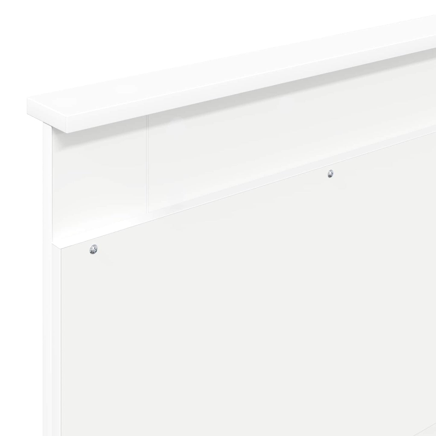 vidaXL Bed Frame with Headboard White 75 x 190 cm Solid Pine Wood