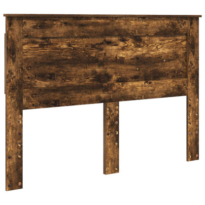 vidaXL Bed Frame with Drawer Smoked Oak 160 x 200 cm Engineer Wood