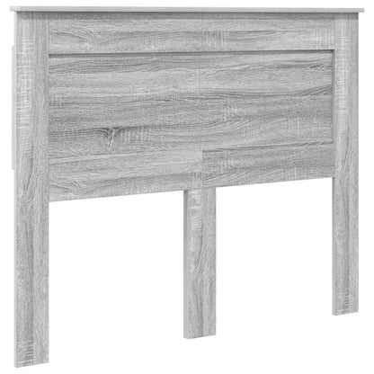 vidaXL Bed Frame with Drawer Grey Sonoma 120 x 190 cm Engineer Wood