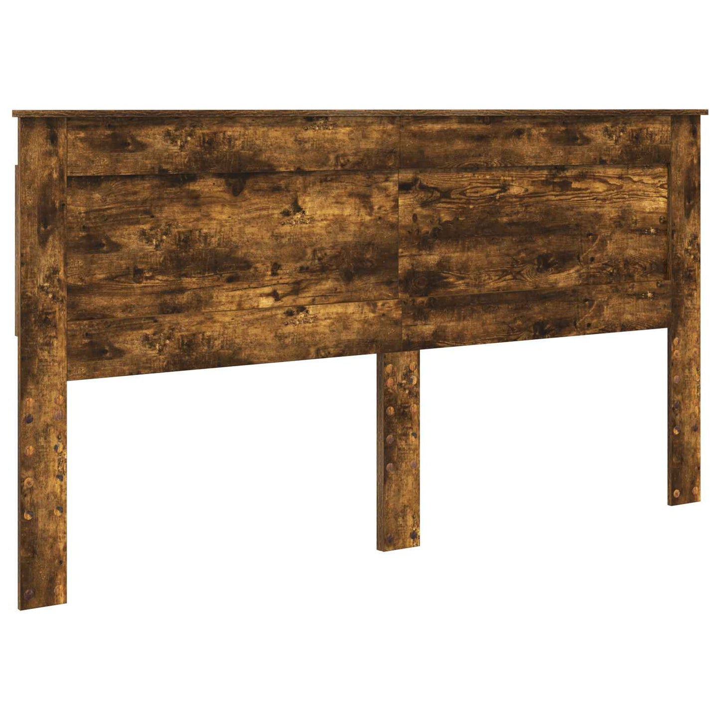 vidaXL Storage Bed with Drawer Smoked Oak 180 x 200 cm Engineered Wood