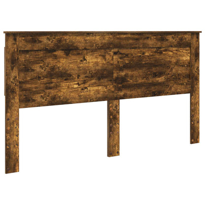 vidaXL Storage Bed with Drawer Smoked Oak 180 x 200 cm Engineered Wood