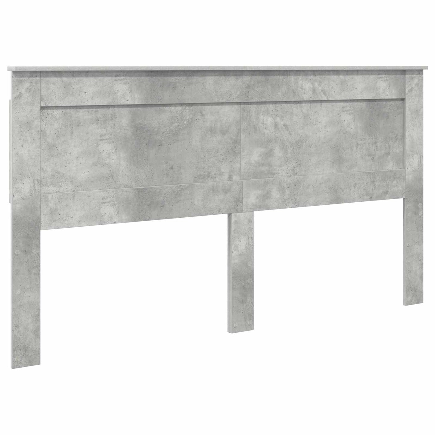 vidaXL Bed Frame Concrete Grey 180 x 200 cm Engineered Wood