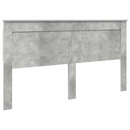 vidaXL Bed Frame Concrete Grey 180 x 200 cm Engineered Wood
