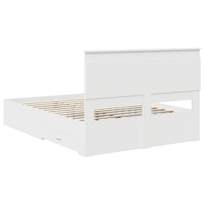 vidaXL Bed Frame with Drawer with Headboard Manual Engineered Wood
