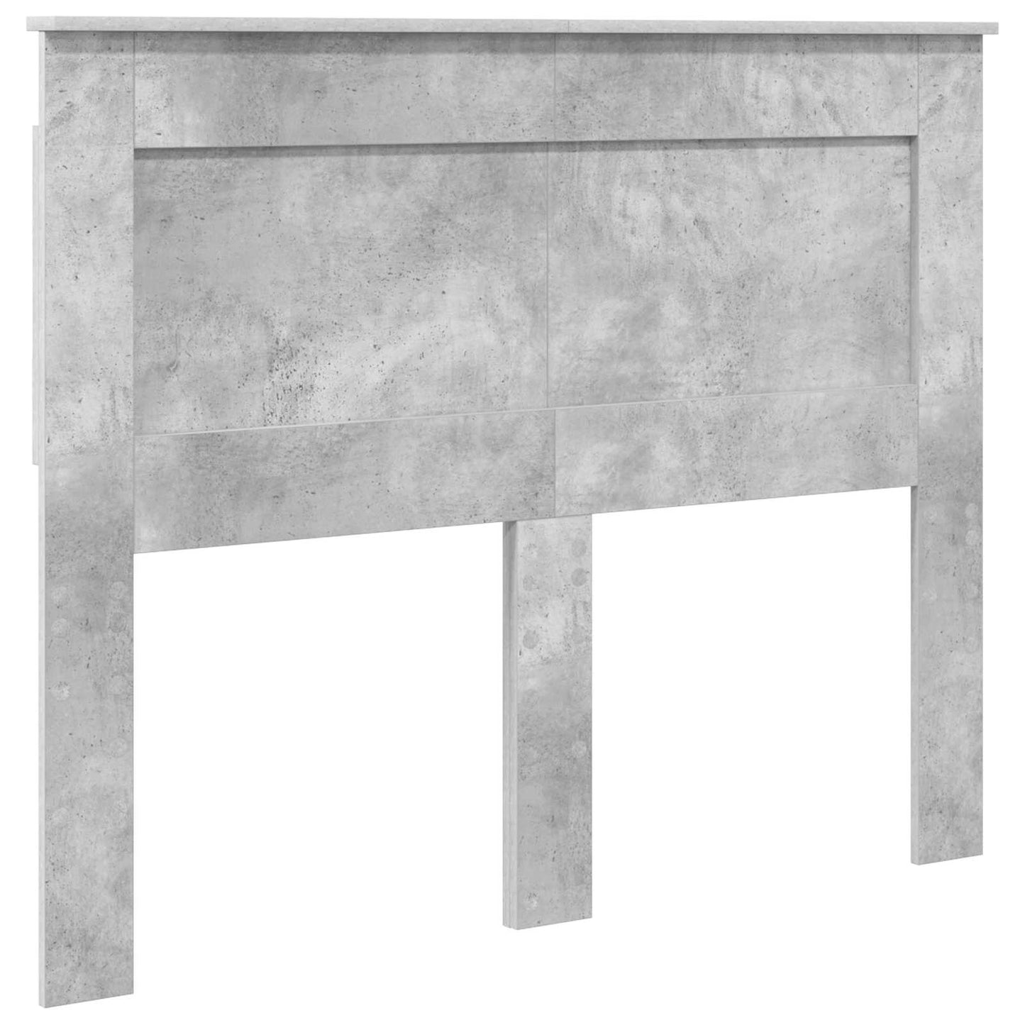 vidaXL Bed Frame Concrete Grey 120 x 200 cm Engineered Wood