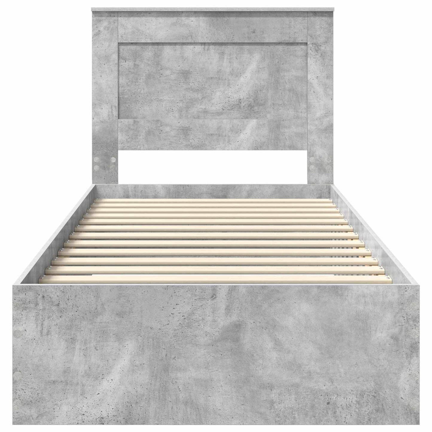 vidaXL Bed Frame with Drawer with Headboard Manual Engineered Wood