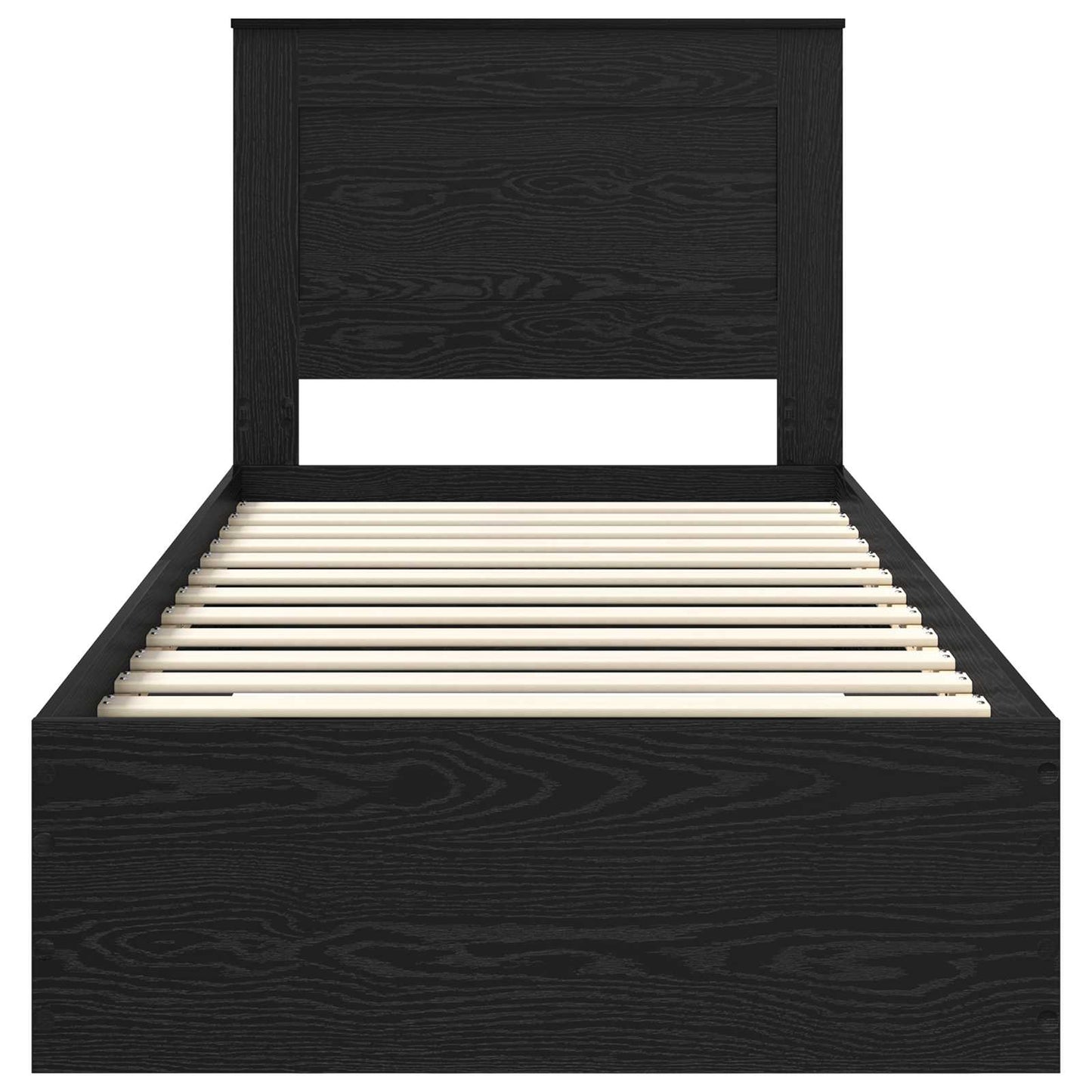 vidaXL Bed Frame with Drawer with Headboard Manual Engineered Wood