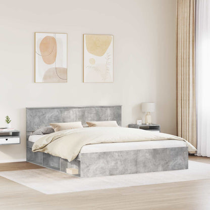 vidaXL Bed Frame with Headboard Concerte 180 x 200 cm Solid Pine Wood