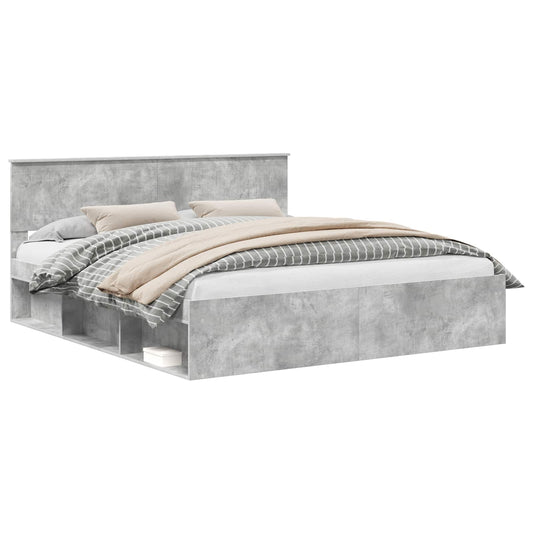 vidaXL Bed Frame with Headboard Concerte 180 x 200 cm Solid Pine Wood