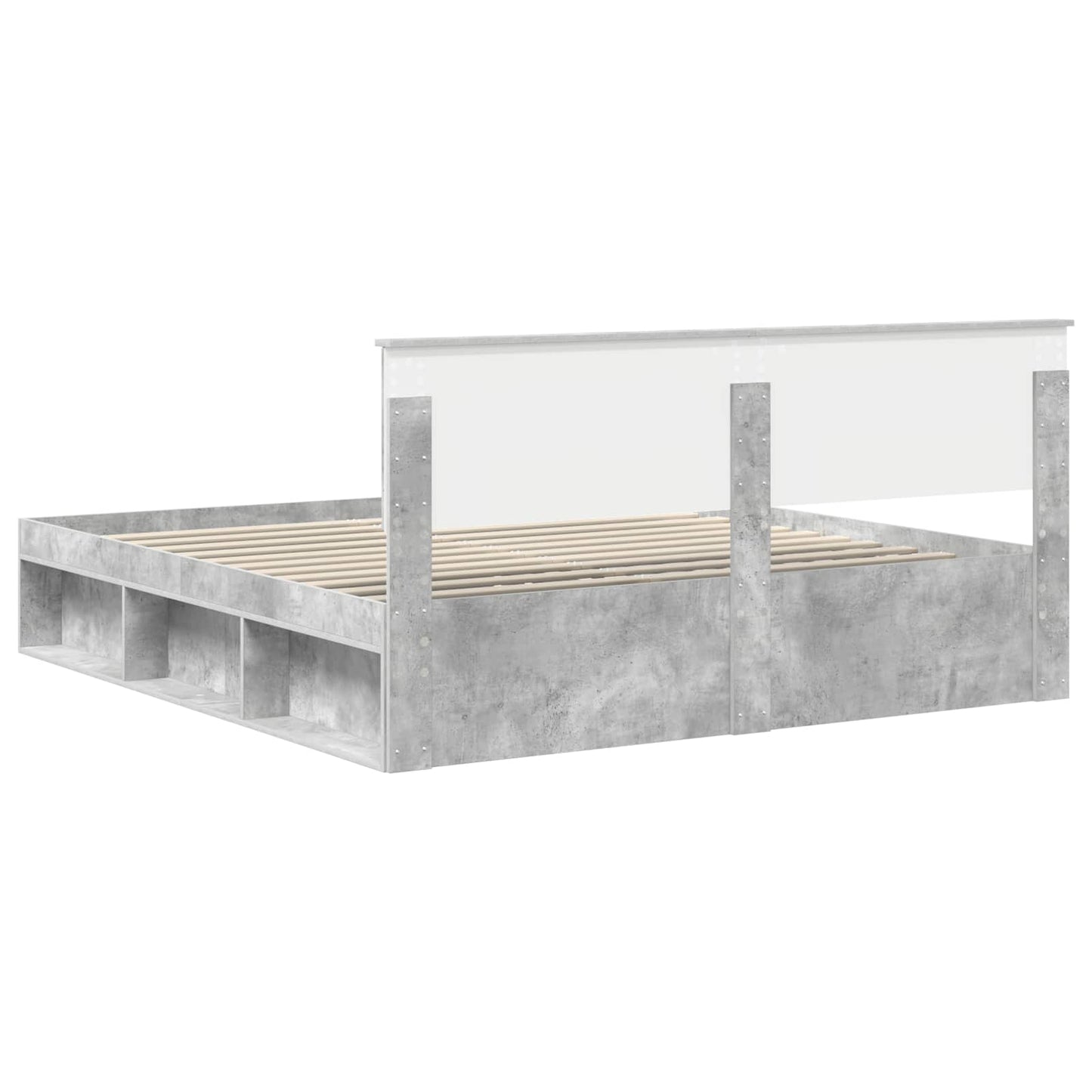vidaXL Bed Frame with Headboard Concerte 180 x 200 cm Solid Pine Wood
