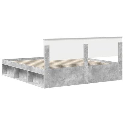 vidaXL Bed Frame with Headboard Concerte 180 x 200 cm Solid Pine Wood