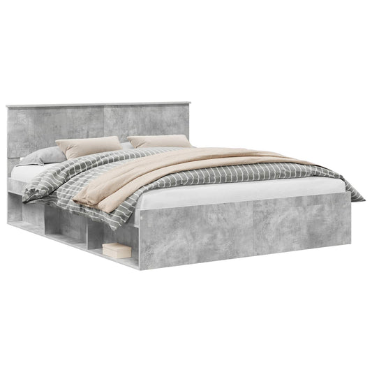 vidaXL Bed Frame with Headboard Concerte 160 x 200 cm Solid Pine Wood