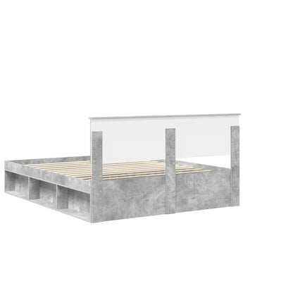 vidaXL Bed Frame with Headboard Concerte 160 x 200 cm Solid Pine Wood