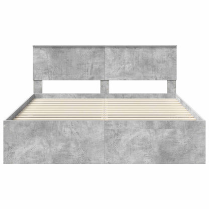 vidaXL Bed Frame with Headboard Concerte 160 x 200 cm Solid Pine Wood