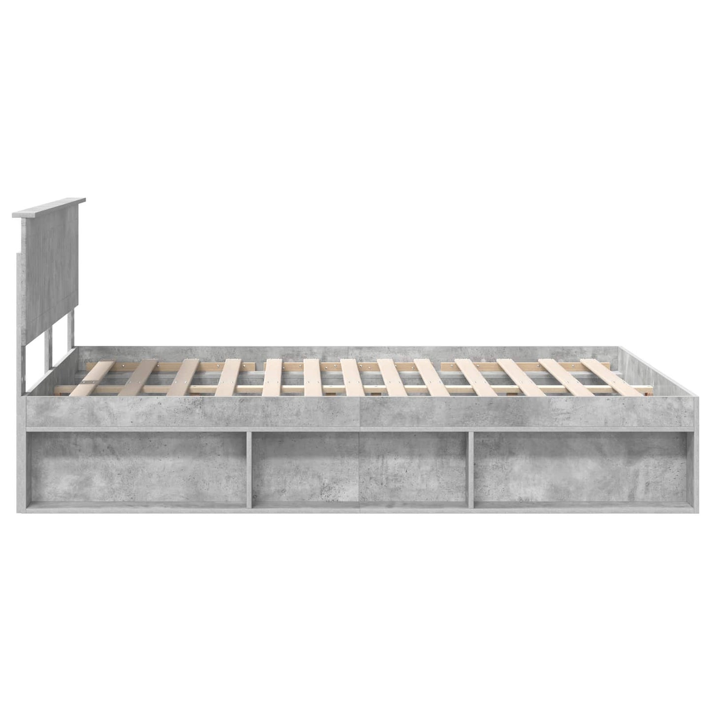 vidaXL Bed Frame with Headboard Concerte 140 x 190 cm Solid Pine Wood