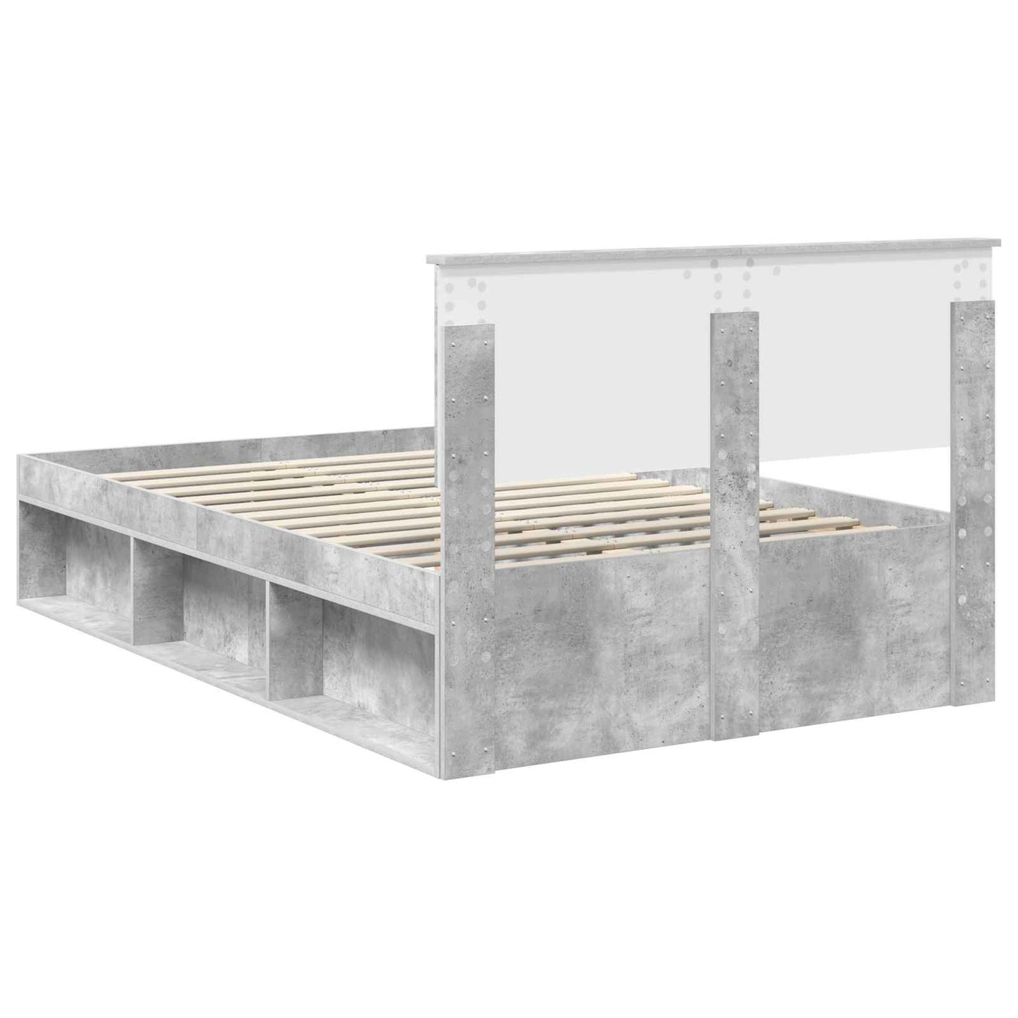 vidaXL Bed Frame with Headboard Concerte 120 x 190 cm Solid Pine Wood