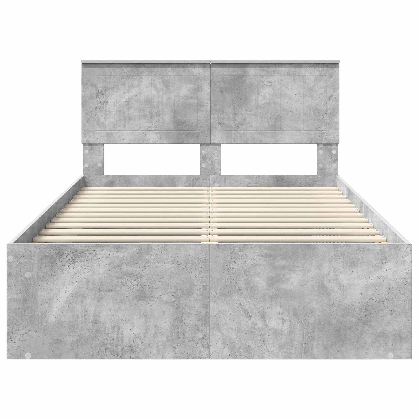 vidaXL Bed Frame with Headboard Concerte 120 x 190 cm Solid Pine Wood