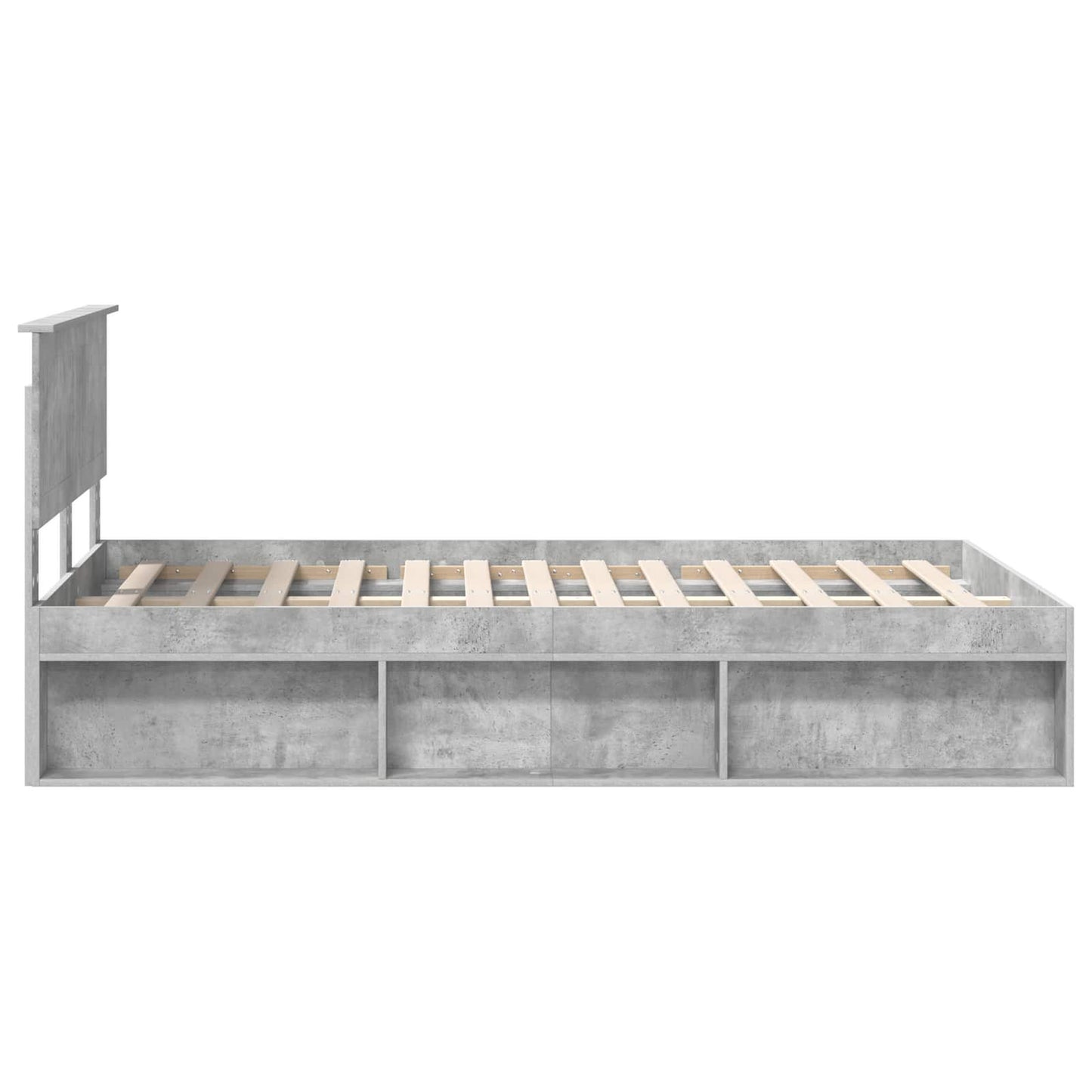 vidaXL Bed Frame with Headboard Concerte 120 x 190 cm Solid Pine Wood