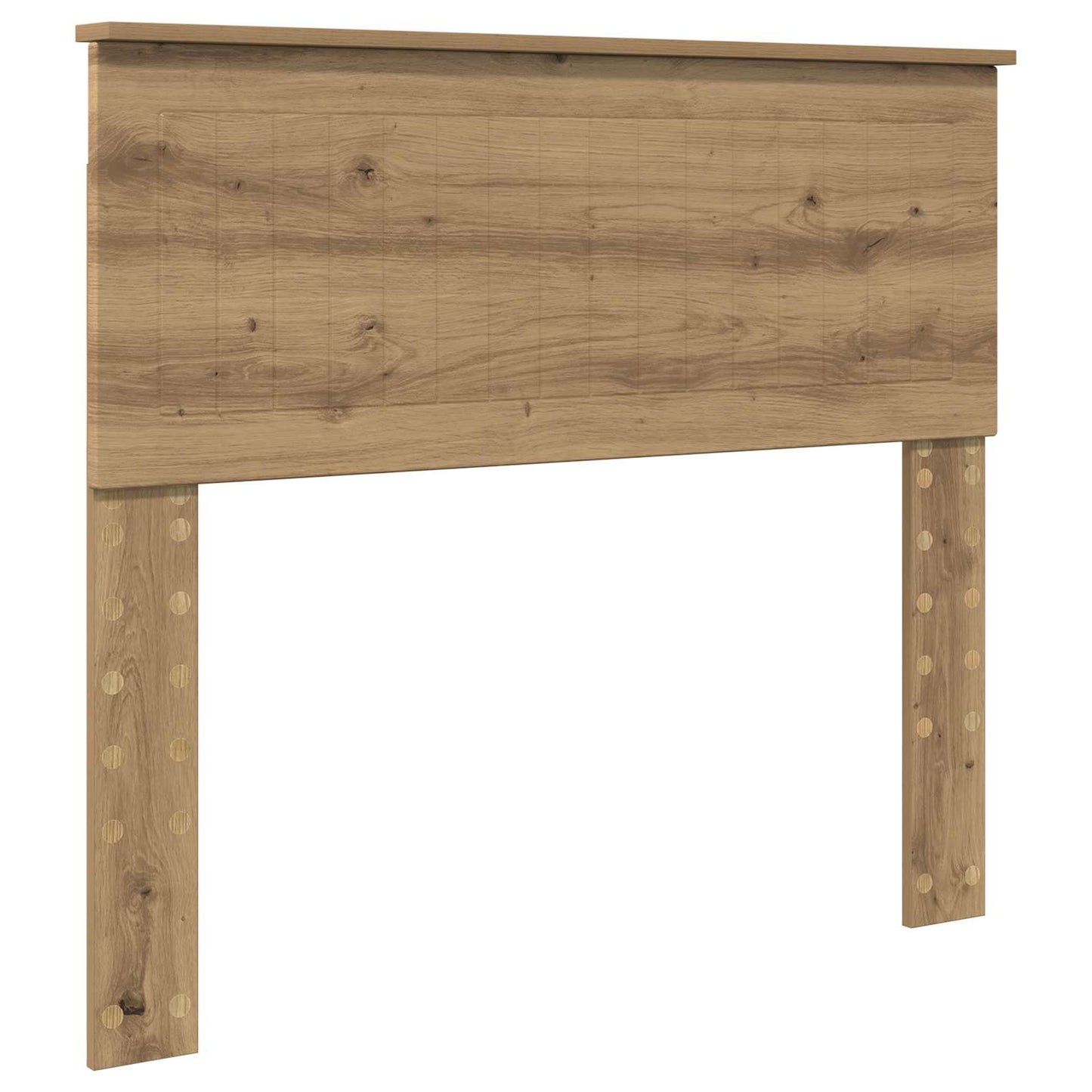 vidaXL Bed Frame Artisian Oak 100 x 200 cm Solid Pine Wood