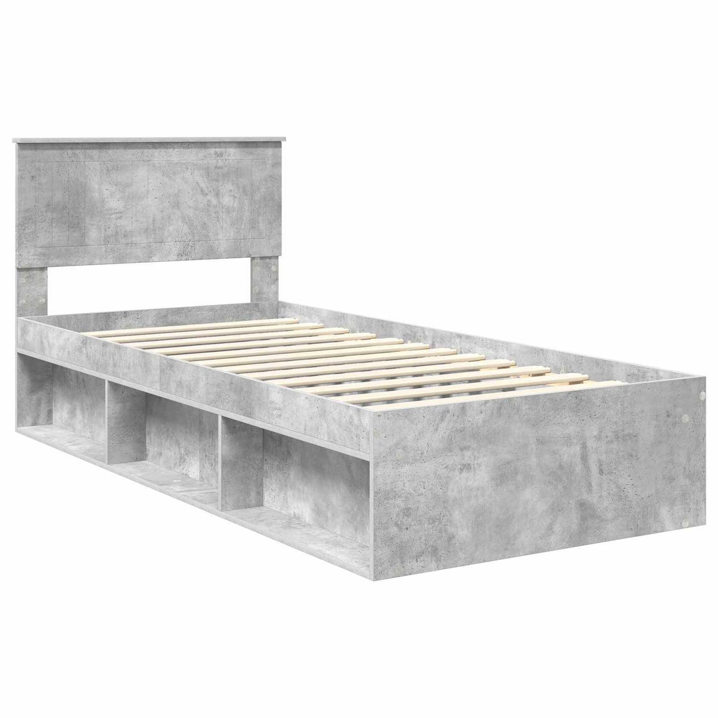vidaXL Bed Frame with Headboard Concerte 90 x 200 cm Solid Pine Wood