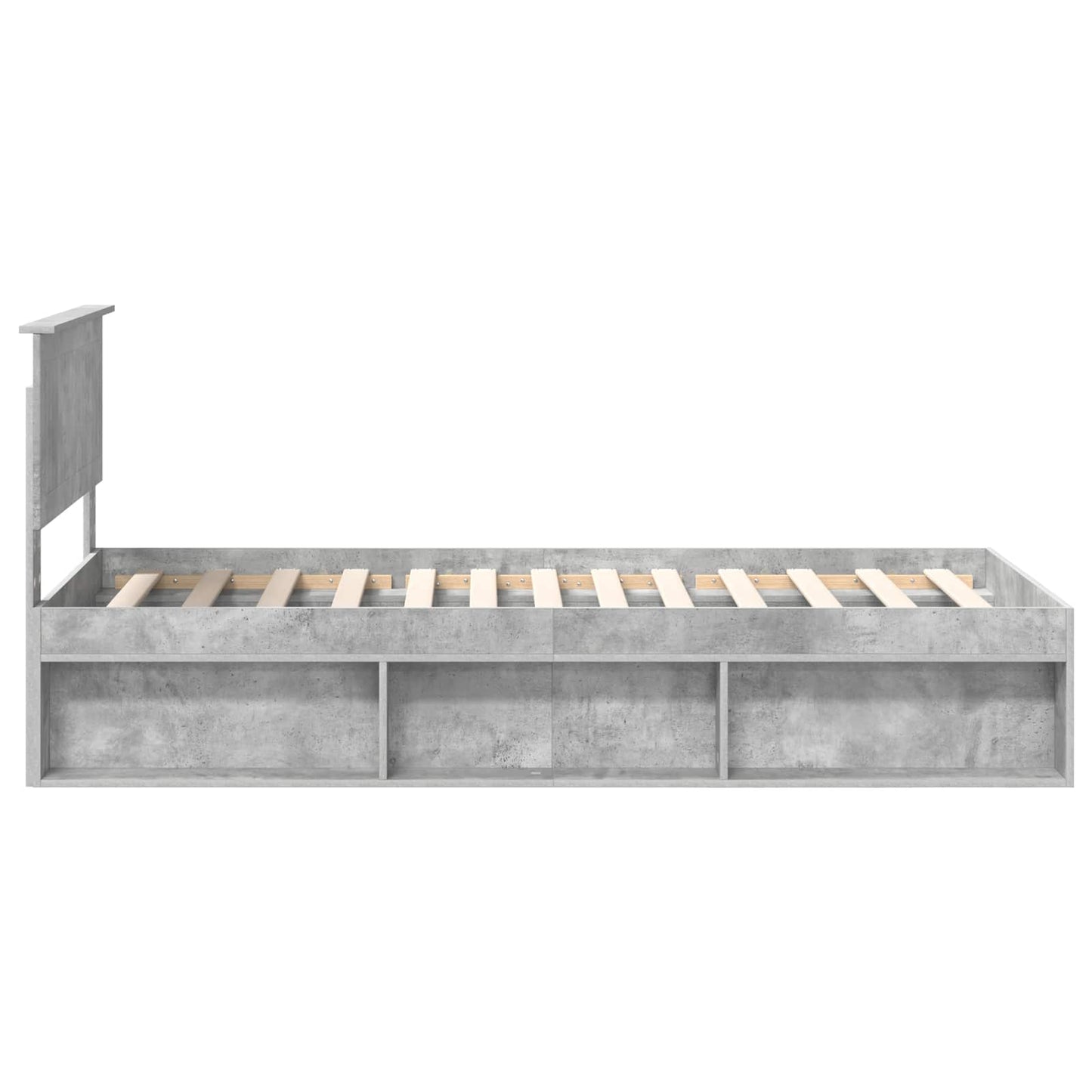 vidaXL Bed Frame with Headboard Concerte 90 x 200 cm Solid Pine Wood