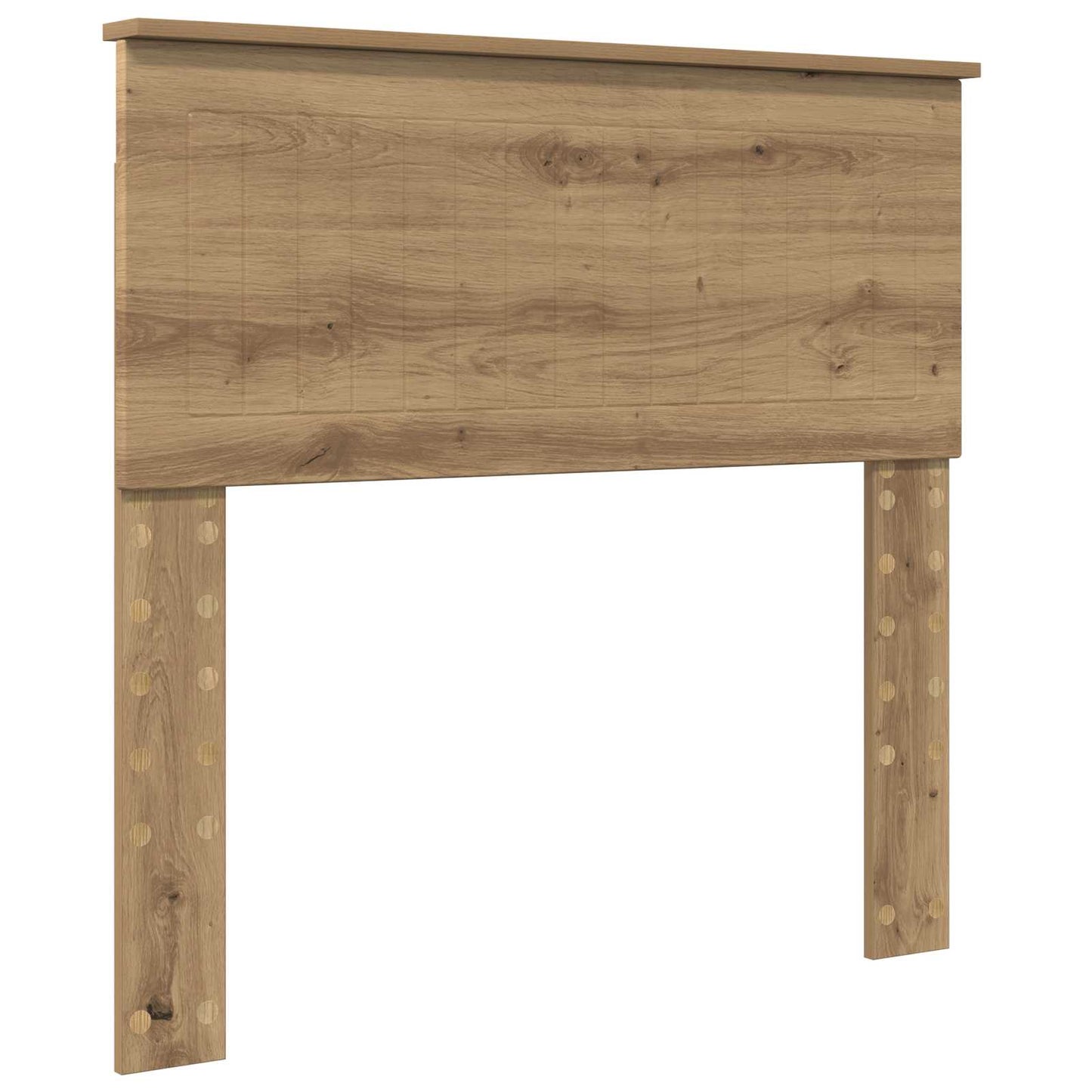 vidaXL Bed Frame Artisian Oak 90 x 190 cm Solid Pine Wood