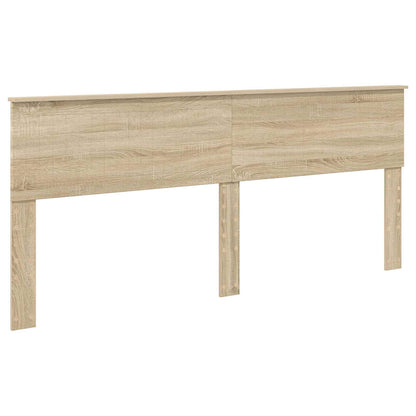 vidaXL Bed Frame with Drawer Sonoma Oak 200 x 200 cm Engineer Wood