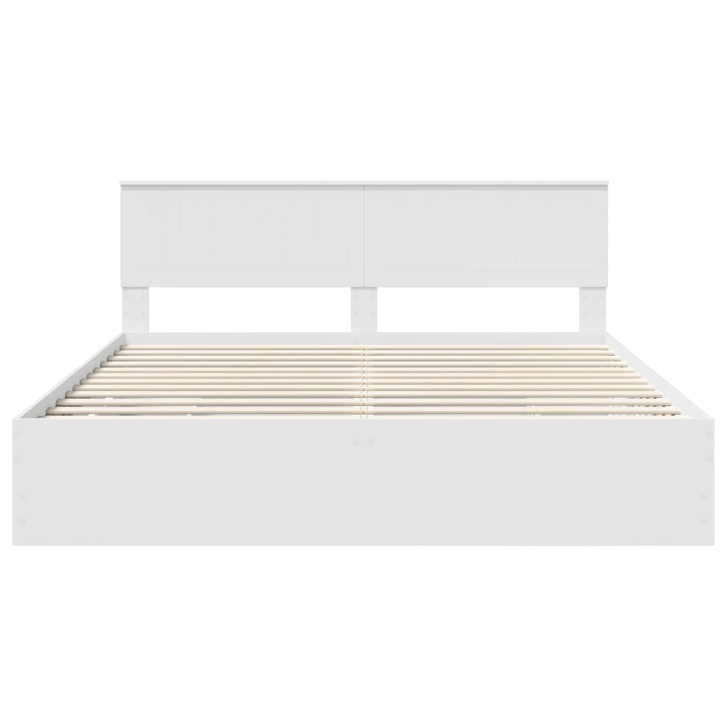 vidaXL Bed Frame with Drawer White 180 x 200 cm Engineer Wood