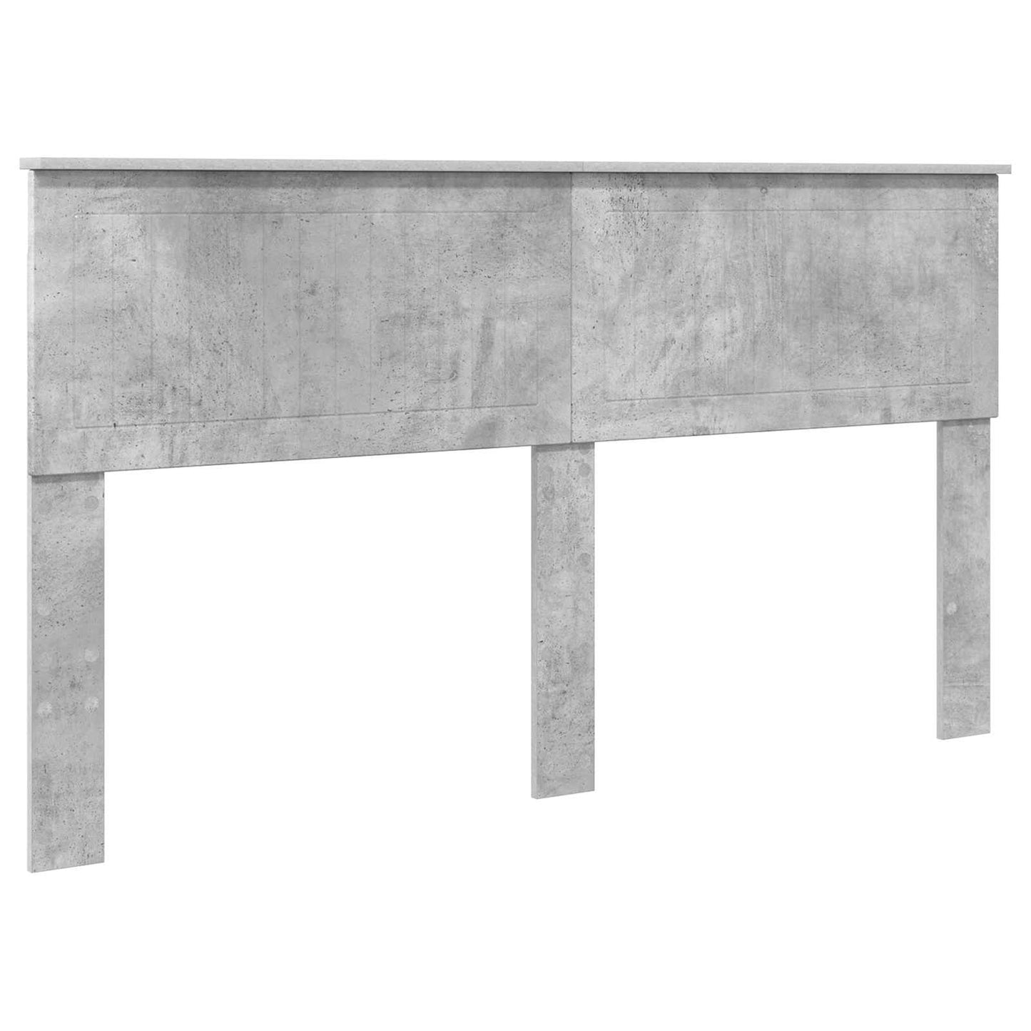 vidaXL Bed Frame with Drawer Concrete Grey 160 x 200 cm Engineer Wood