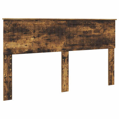 vidaXL Bed Frame with Drawer Smoked Oak 160 x 200 cm Engineer Wood