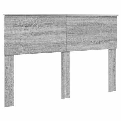vidaXL Bed Frame with Drawer Grey Sonoma 140 x 200 cm Engineer Wood