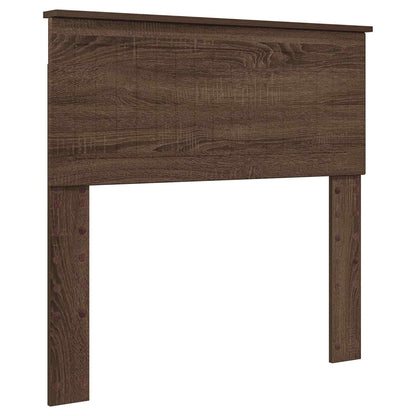vidaXL Bed Frame with Drawer Brown Oak 90 x 200 cm Engineer Wood