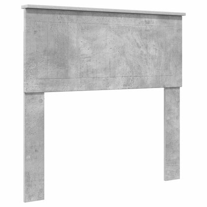 vidaXL Bed Frame with Drawer Concrete Grey 90 x 190 cm Engineer Wood