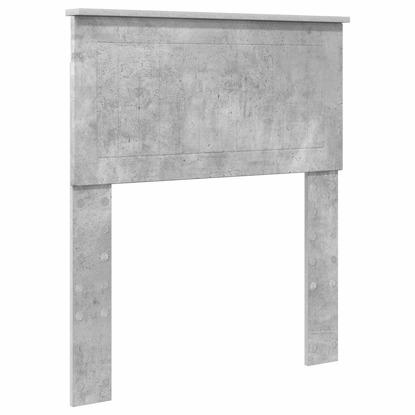 vidaXL Bed Frame with Drawer Concrete Grey 75 x 190 cm Engineer Wood