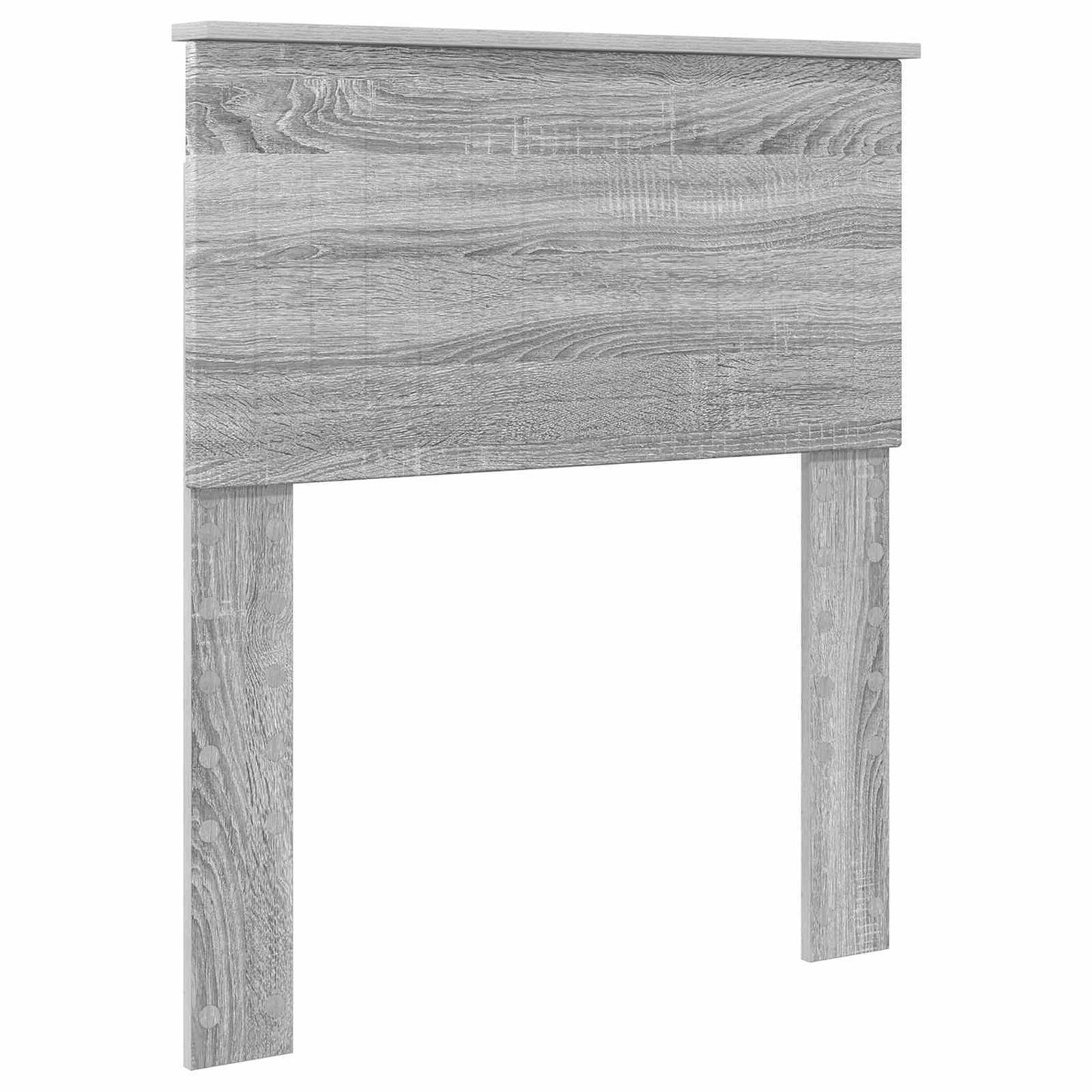 vidaXL Bed Frame with Drawer Grey Sonoma 75 x 190 cm Engineer Wood