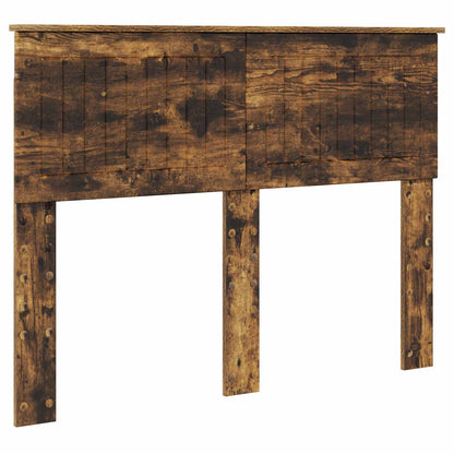 vidaXL Bed Frame with Drawer Smoked Oak 120 x 190 cm Engineered Wood