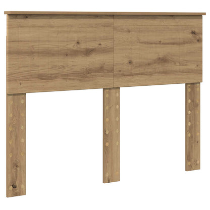 vidaXL Bed Frame with Drawer Artisan Oak 120 x 190 cm Engineered Wood