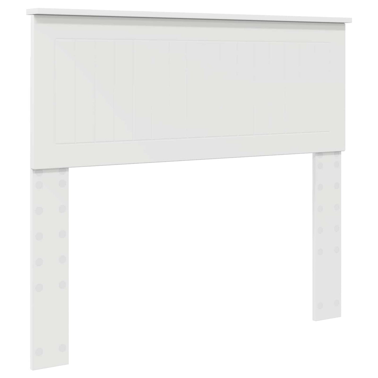vidaXL Bed Frame with Headboard White 100 x 200 cm Engineered Wood