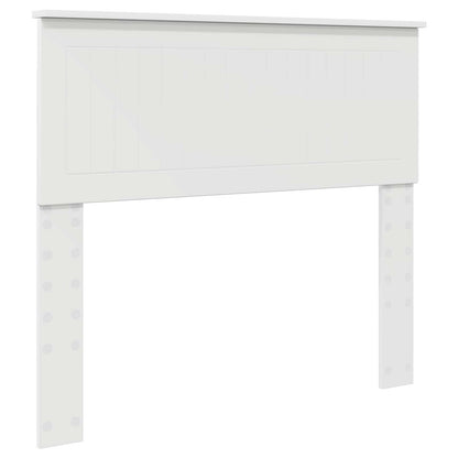 vidaXL Bed Frame with Headboard White 100 x 200 cm Engineered Wood