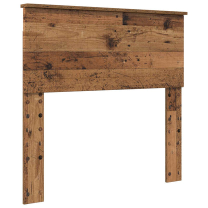 vidaXL Bed Frame with Drawer Old Wood 90 x 190 cm Engineered Wood
