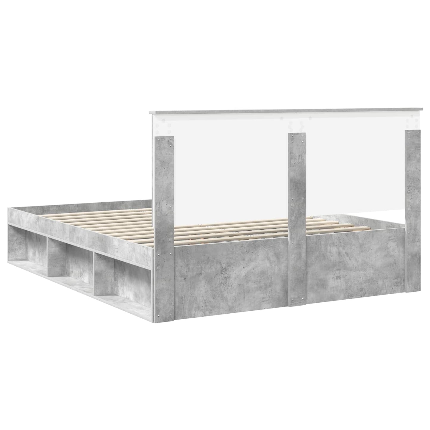 vidaXL Bed Frame with Headboard Concerte 160 x 200 cm Solid Pine Wood